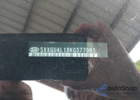 2019 Kia Optima Ex из США, поврежденный, VIN 5XXGU4L18KG377093